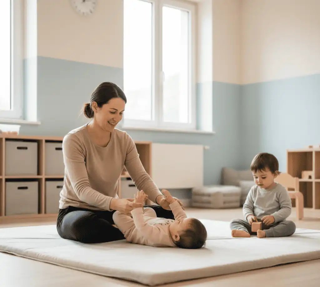 Yoga bébé en micro-crèche PACA La Petite Crèche