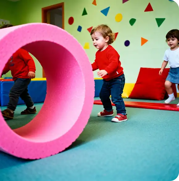 éveil physique à la micro-crèche d'Avignon Sud