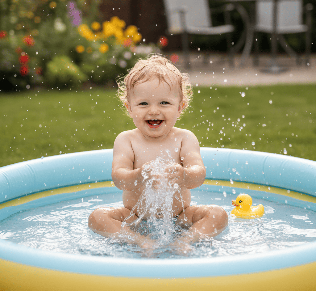 jeu d’eau libre pour bébé Montessori