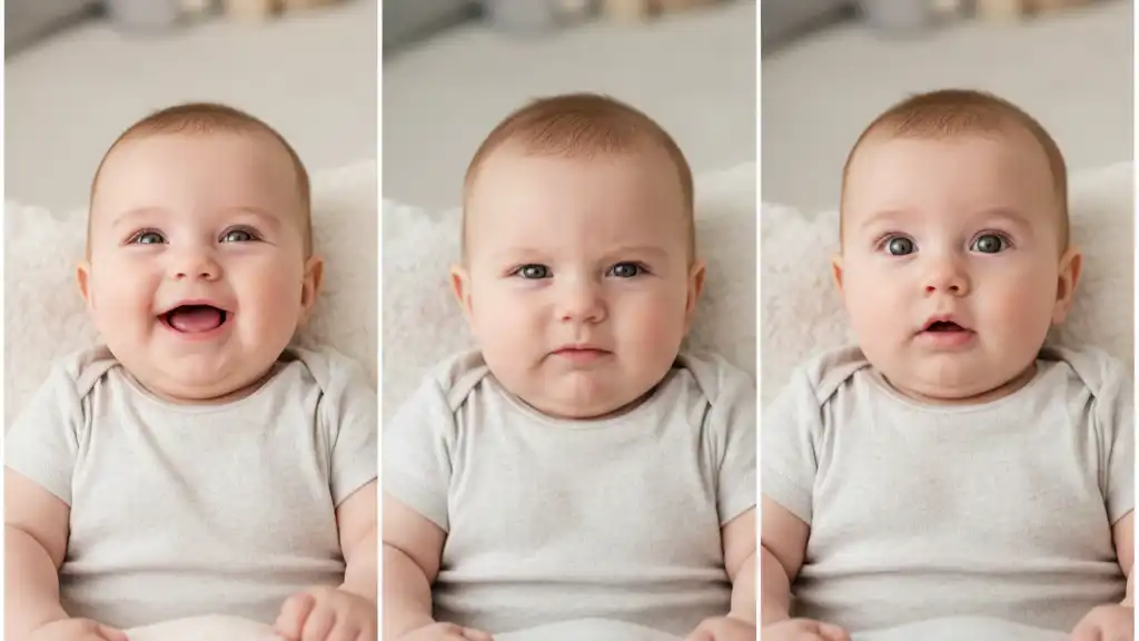 Illustration des 3 émotions du tout-petit : joie, colère, peur