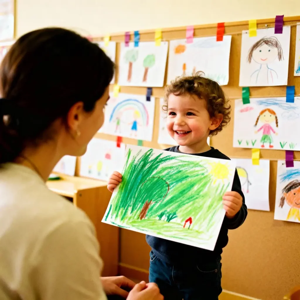 Atelier coloriage en micro-crèche premium PACA