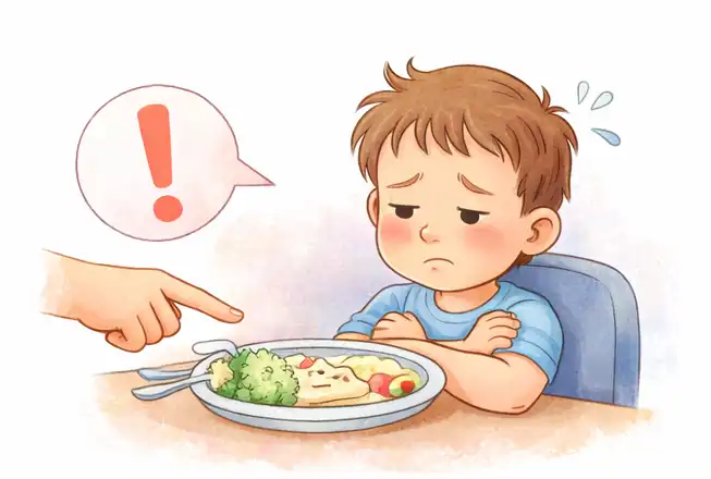 Forcer l’enfant à finir son assiette