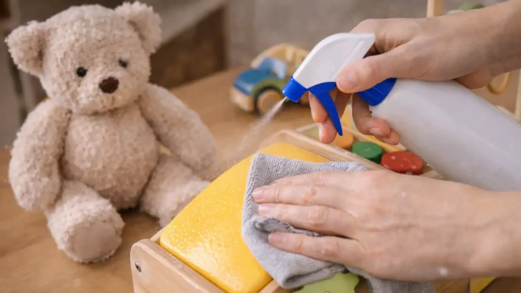 Nettoyer les jouets d’enfant pour limiter la transmission des virus à la maison