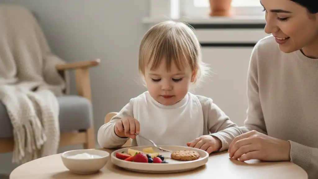 sucre et portions adaptées pour les tout-petits