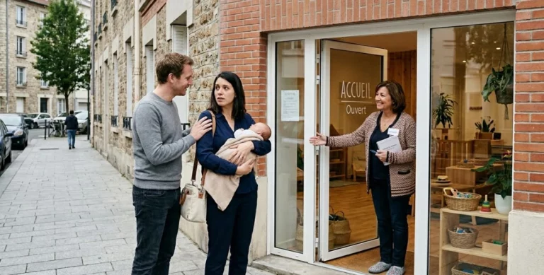 Entrée en crèche de bébé à Paca